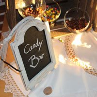 trouwfeest candybar